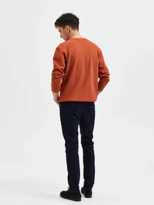 Selected Homme Slim Leon Soft Slim Fit Jeans Blue Black Denim