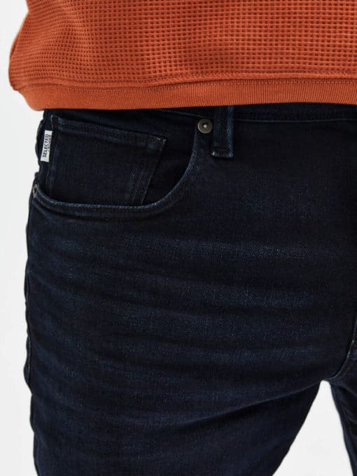 Selected Homme Slim Leon Soft Slim Fit Jeans Blue Black Denim