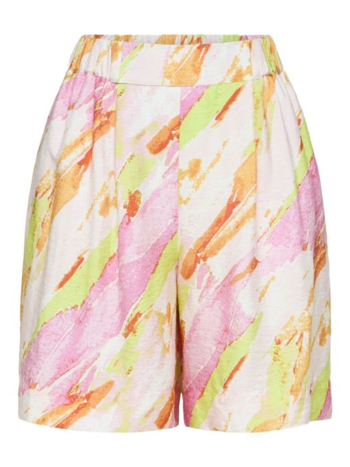 Selected Femme Aurelia Wide Shorts Blushing Pride