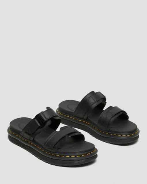 Dr. Martens Chilton Slip On Leather Sandals Black
