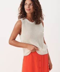 Part Two Inia Vest Whitecap Gray