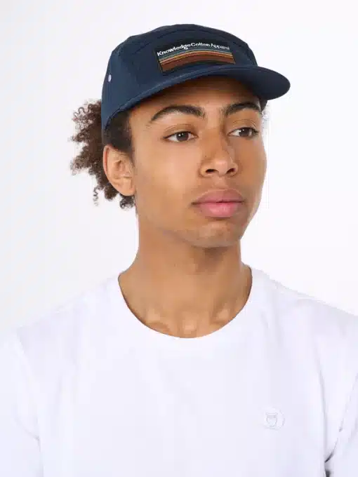 Knowledge Cotton Apparel Backley Cap Total Eclipse