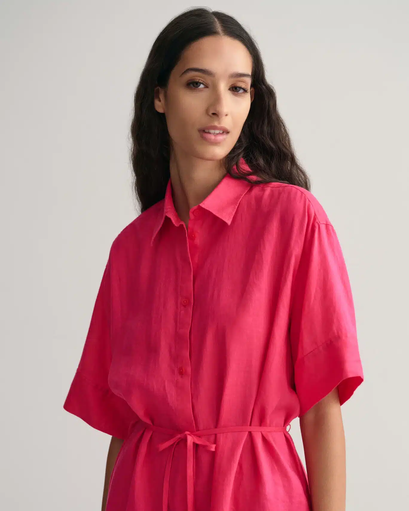 ガント Gant 【 Relaxed Fit Palm Print Linen Short Sleeve Shirt Women 】 レディース ガント Gant 【 Relaxed Fit Palm Print Linen Short Sleeve