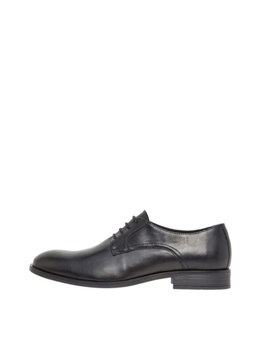 Bianco Biabyron Leather Derby Black