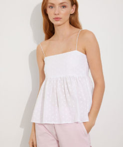 Envii Endill Top Simple Broderie Anglaise