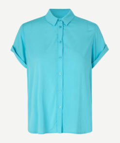 Samsoe & Samsoe Majan Shirt Blue Topaz