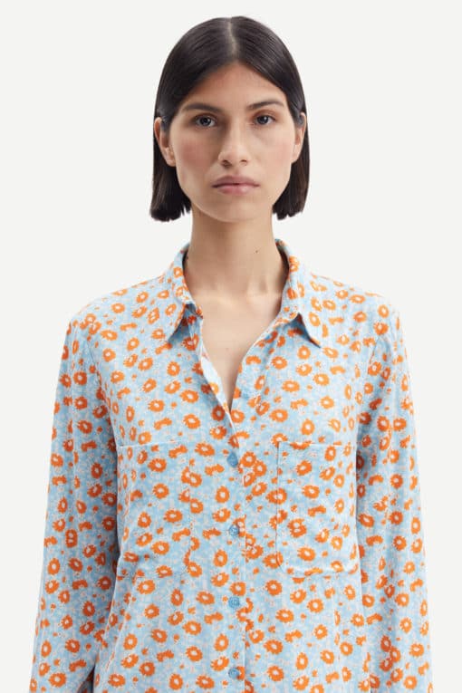Samsoe & Samsoe Milly Shirt Ditsy Topaz