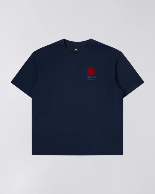 Edwin japanese Sun Supply T-Shirt Maritime Blue