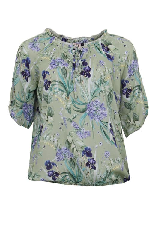 STI Kady Blouse Basil Green