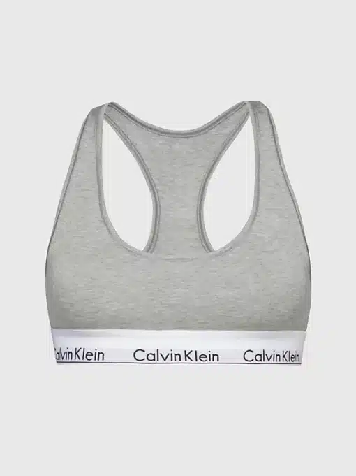 Calvin Klein Modern Cotton Bralette Grey Heather