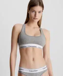 Calvin Klein Modern Cotton Bralette Grey Heather