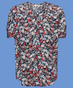 Esprit Flower Blouse New Navy