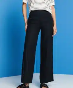Esprit Linen Pants Black