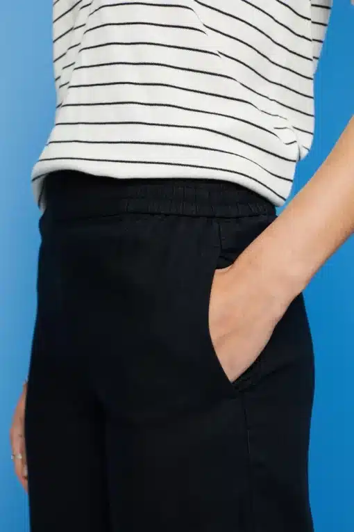 Esprit Linen Pants Black