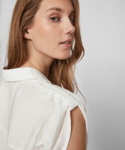 Vila Jamie Dropped Shoulder Shirt Cloud Dancer