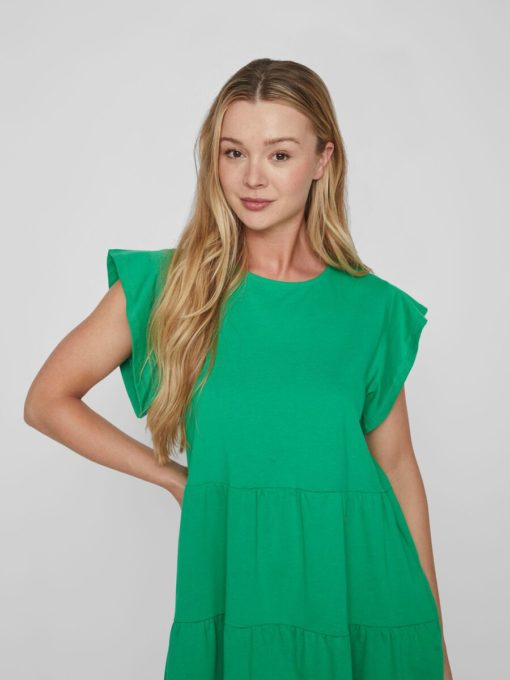 Vila Summer Dress Green Bee