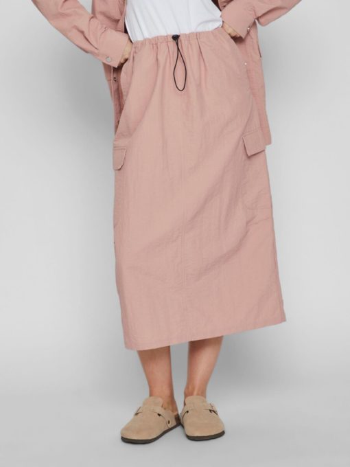 Vila Pocky Skirt Misty Rose