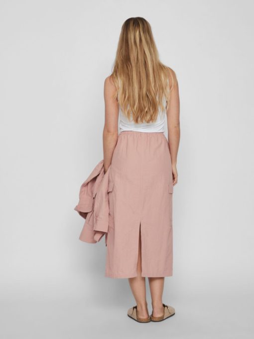 Vila Pocky Skirt Misty Rose