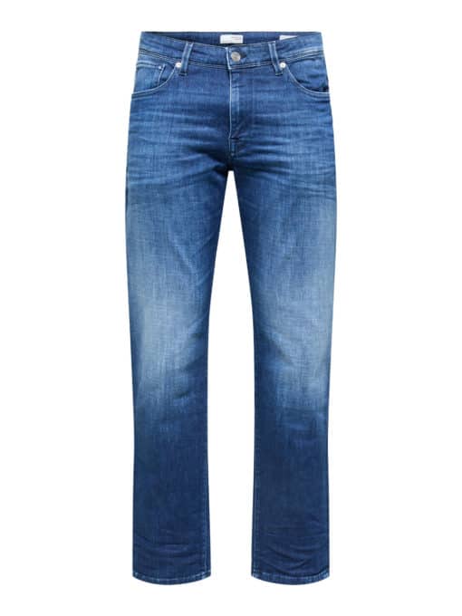 Selected Homme Straight Scott Jeans Medium Blue Denim