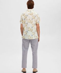 Selected Homme Regviggo Aop Shirt Egret