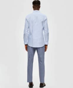 Selected Homme Ethan Aop Shirt Light Blue