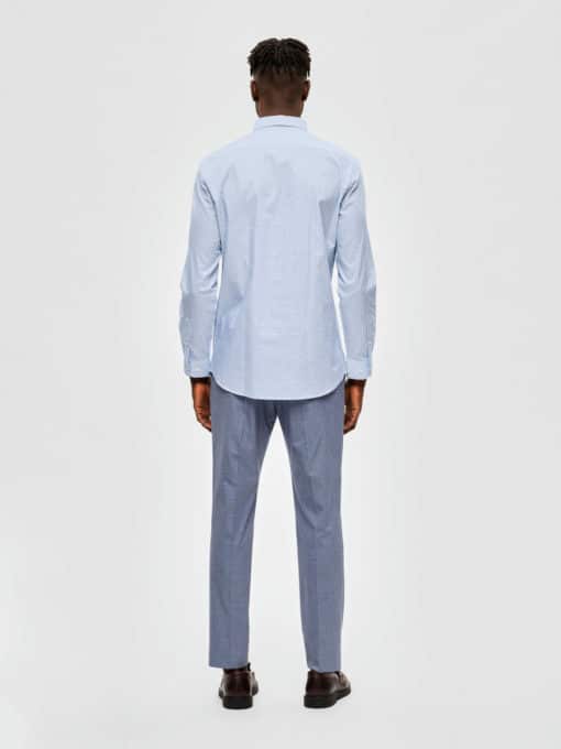 Selected Homme Ethan Aop Shirt Light Blue