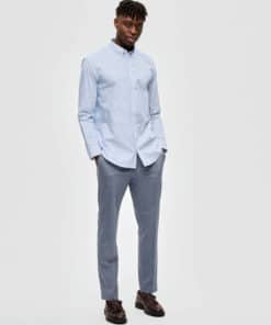 Selected Homme Ethan Aop Shirt Light Blue