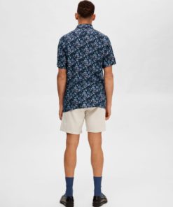 Selected Homme Alfred Shirt AOP Sky Captain