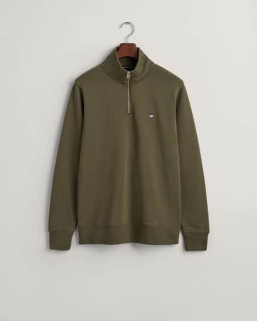 Gant Shield Full Zip Sweatshirt Racing Green