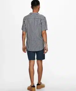 Only & Sons Wayne Striped Shirt Dress Blues