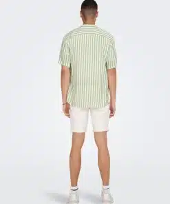 Only & Sons Wayne Striped Shirt Swamp