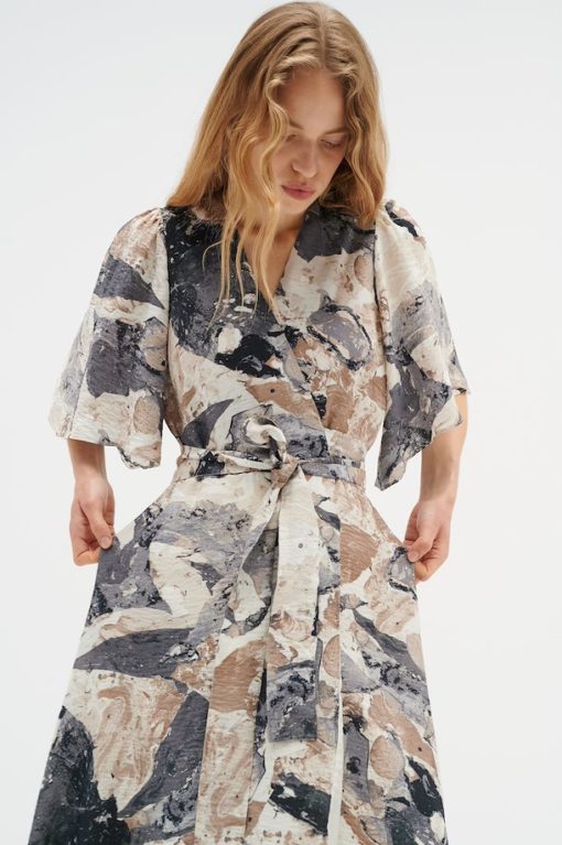 InWear Elita Dress Graffiti Wall Grey