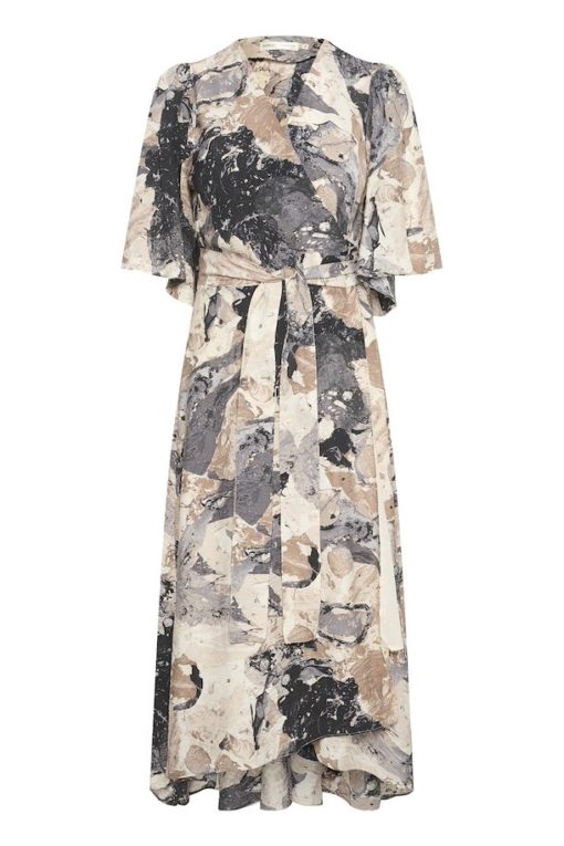 InWear Elita Dress Graffiti Wall Grey