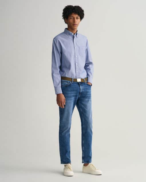 Gant Regular fit Archive Oxford Shirt College Blue