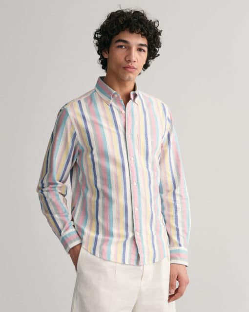 Gant Oxford Multi Stripe Shirt Multicolor