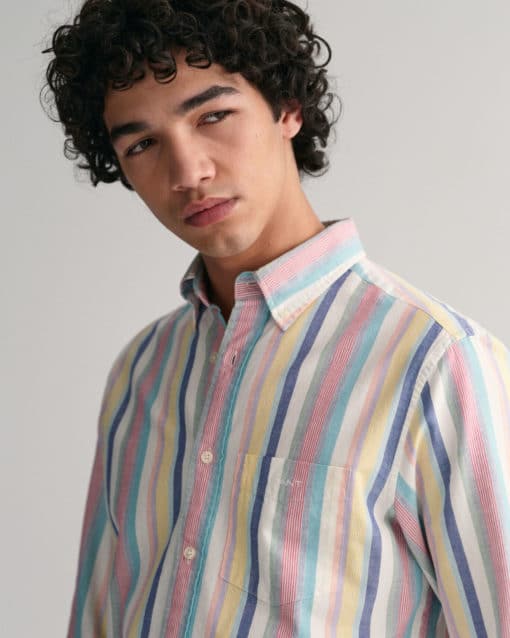 Gant Oxford Multi Stripe Shirt Multicolor