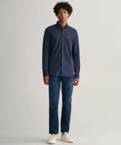 Gant Jersey Pique Shirt Marine