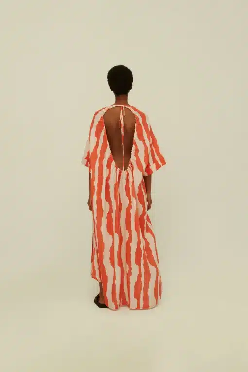 OAS Orange Calima Tangelo Dress