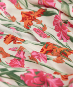 Gant Woman Iris Print Caftan Dress Eggshell