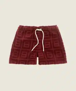 OAS Burgundy Terrace Terry Shorts