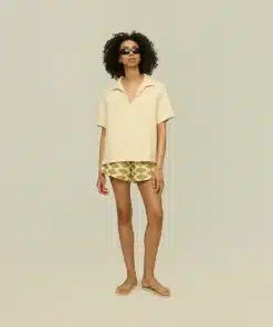 OAS Ecru Jaffa Waffle Shirt