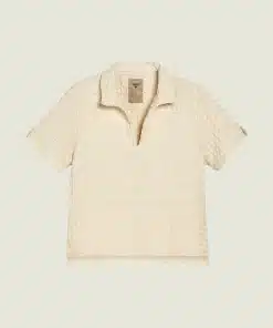 OAS Ecru Jaffa Waffle Shirt