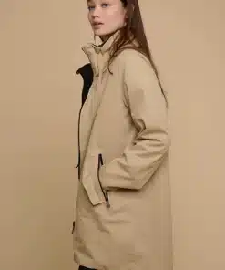 Rino&Pelle Brazil Reversible Coat Sand/Black
