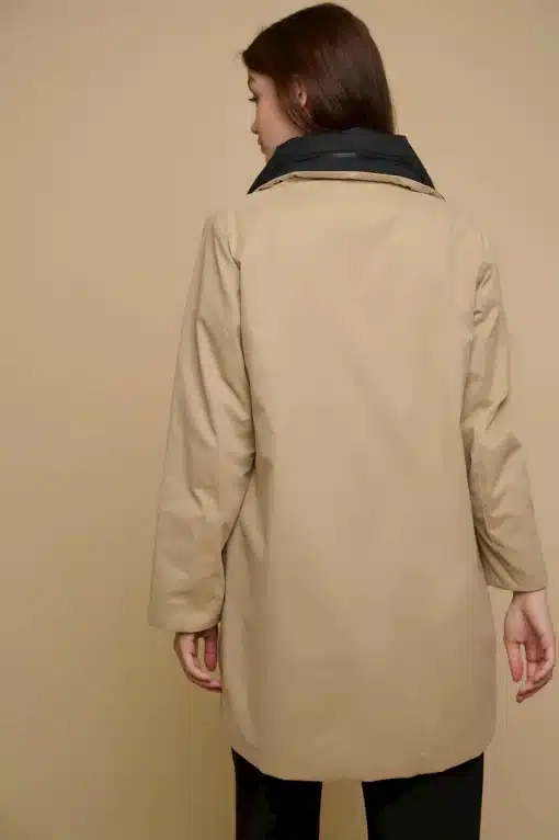 Rino&Pelle Brazil Reversible Coat Sand/Black