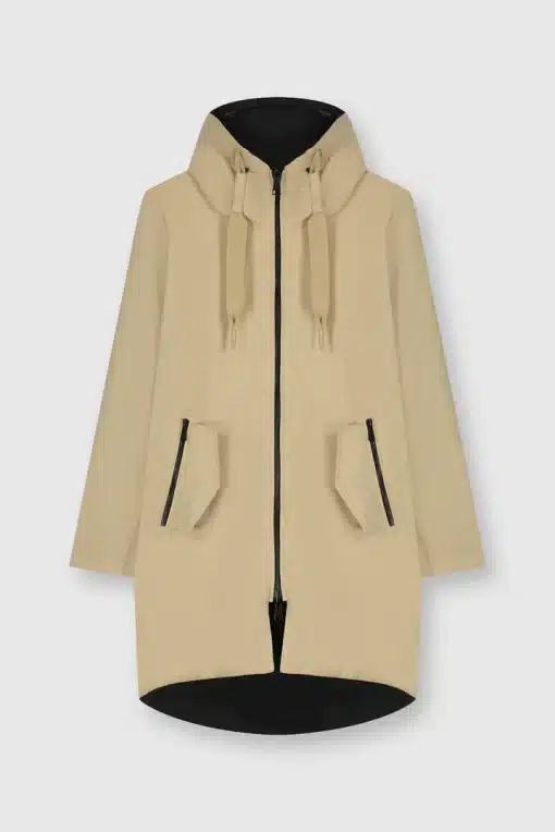 Rino&Pelle Brazil Reversible Coat Sand/Black