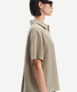 Samsoe & Samsoe Mina SS Shirt Silver Sage