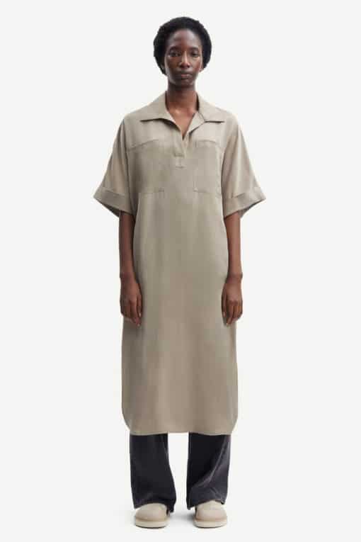 Samsoe & Samsoe Mina Long Dress Silver Sage