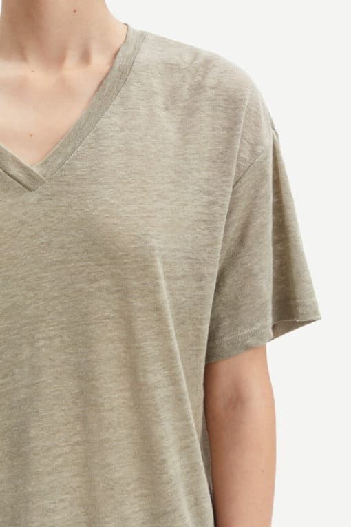 Samsoe & Samsoe Eli T-shirt Silver Sage