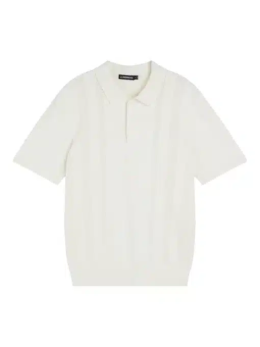 J.Lindeberg Rey Solid Polo Cloud White