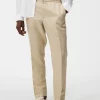 J.Lindeberg Baron Tencel Linen Pants Safari Beige